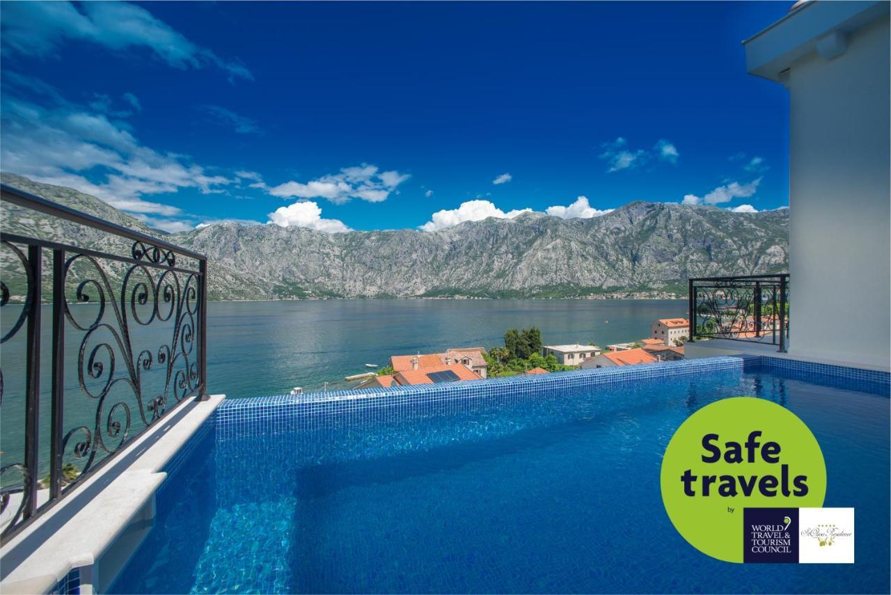Stoliva Residence With Infinity Pool Kotor Bagian luar foto