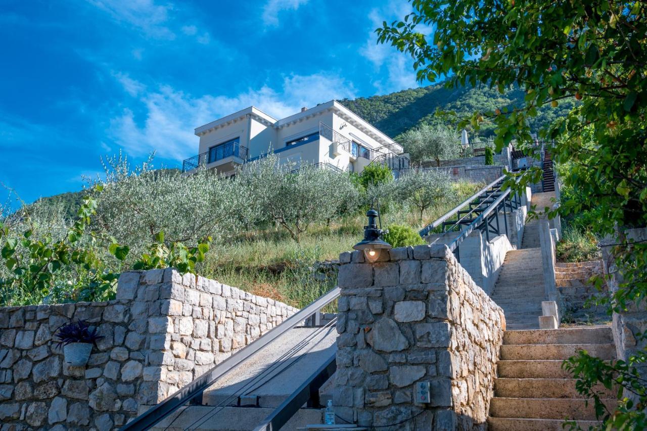 Stoliva Residence With Infinity Pool Kotor Bagian luar foto