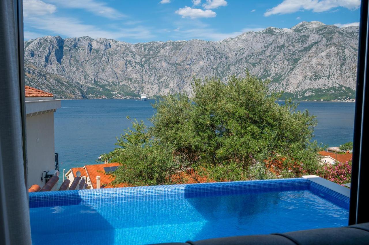 Stoliva Residence With Infinity Pool Kotor Bagian luar foto
